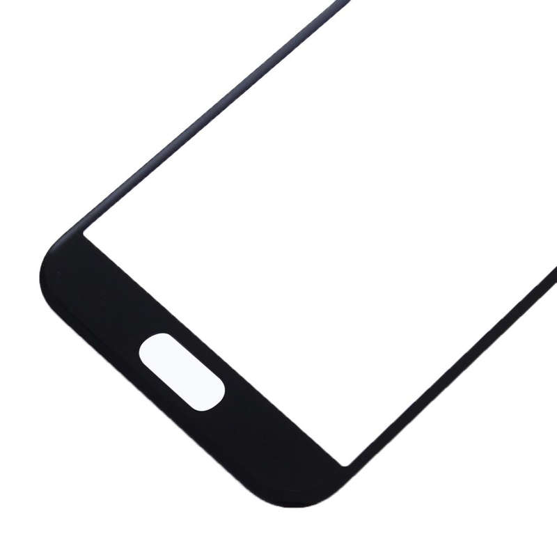 For Samsung Galaxy A3 (2017) / A320 10pcs Front Screen Outer Glass Lens (Black)