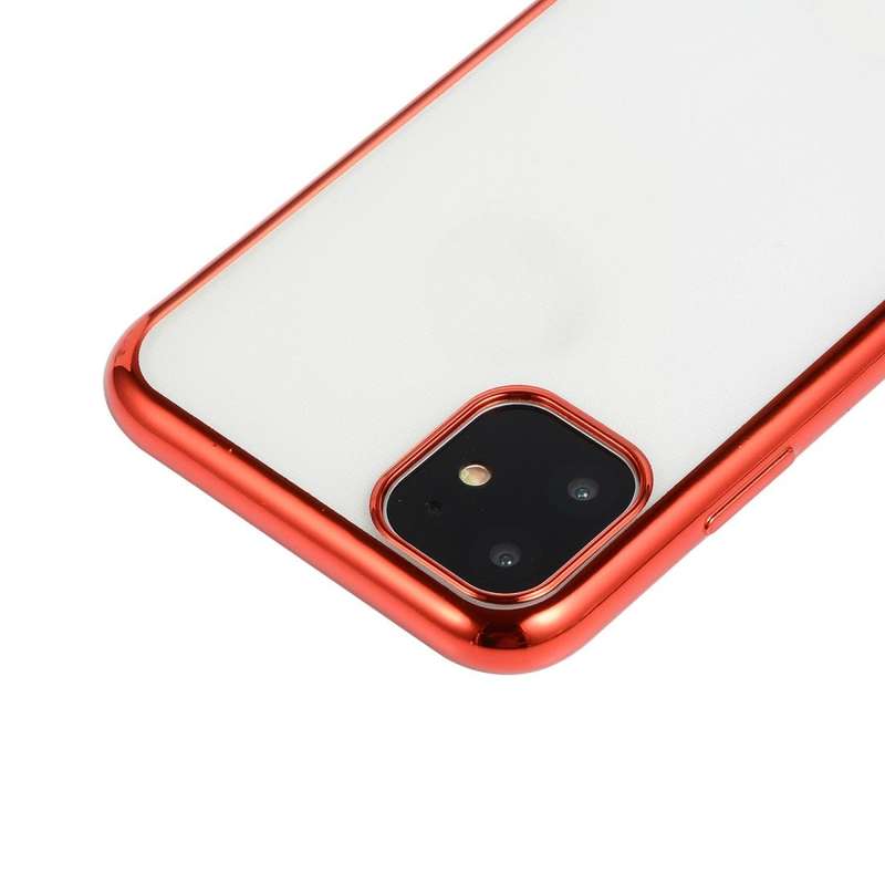 For iPhone 11 Electroplating TPU Protective Case(Black)