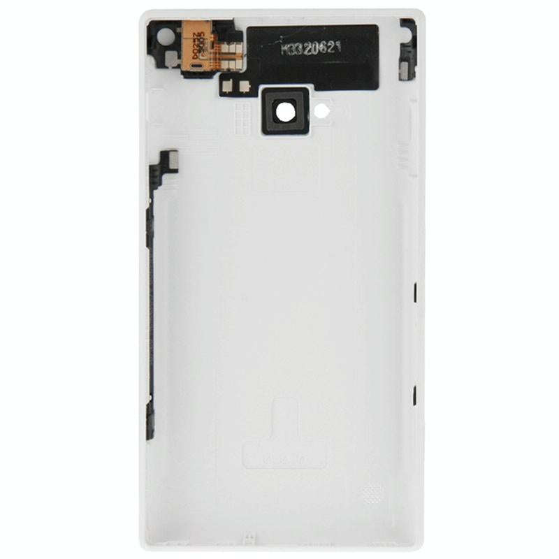 Smooth Surface Plastic Back Housing Cover  for Nokia Lumia 720(White)