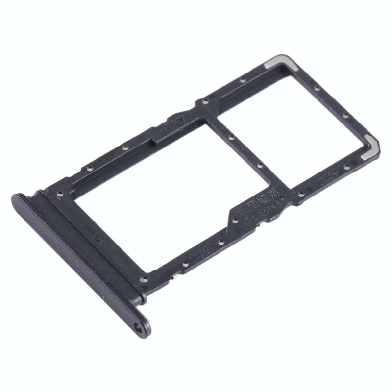 For Honor X6 SIM + SIM / Micro SD Card Tray (Black)