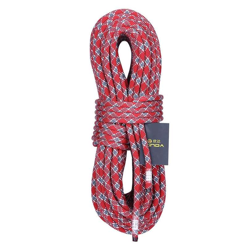 XINDA XD-S9801 Static Rope Outdoor Climbing Rope Speed Down High-Altitude Homework Safety Rope, L...