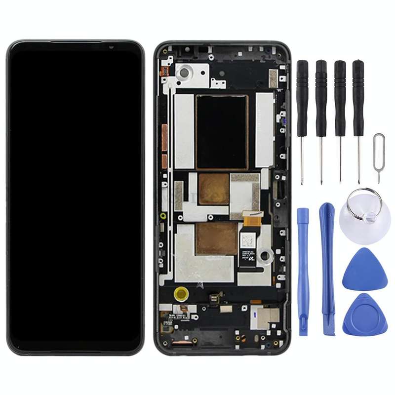 Original AMOLED LCD Screen for Asus ROG Phone 5 ZS673KS 1B048IN I005DB I005DA Digitizer Full Asse...
