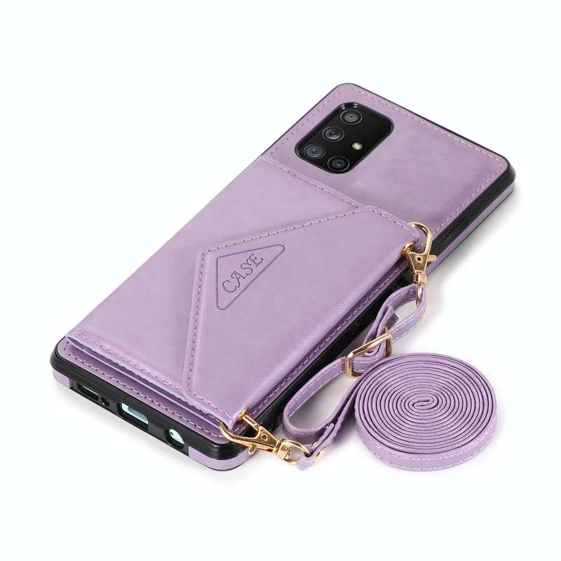 For Samsung Galaxy A21s Multi-functional Cross-body Card Bag TPU+PU Back Cover Case with Holder &...