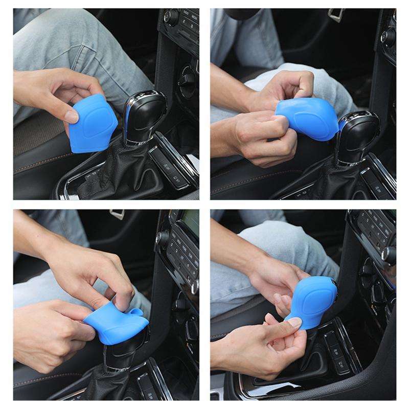 For Ford Car Silicone Dustproof Shift Knob Gear Protective Cover (Black)