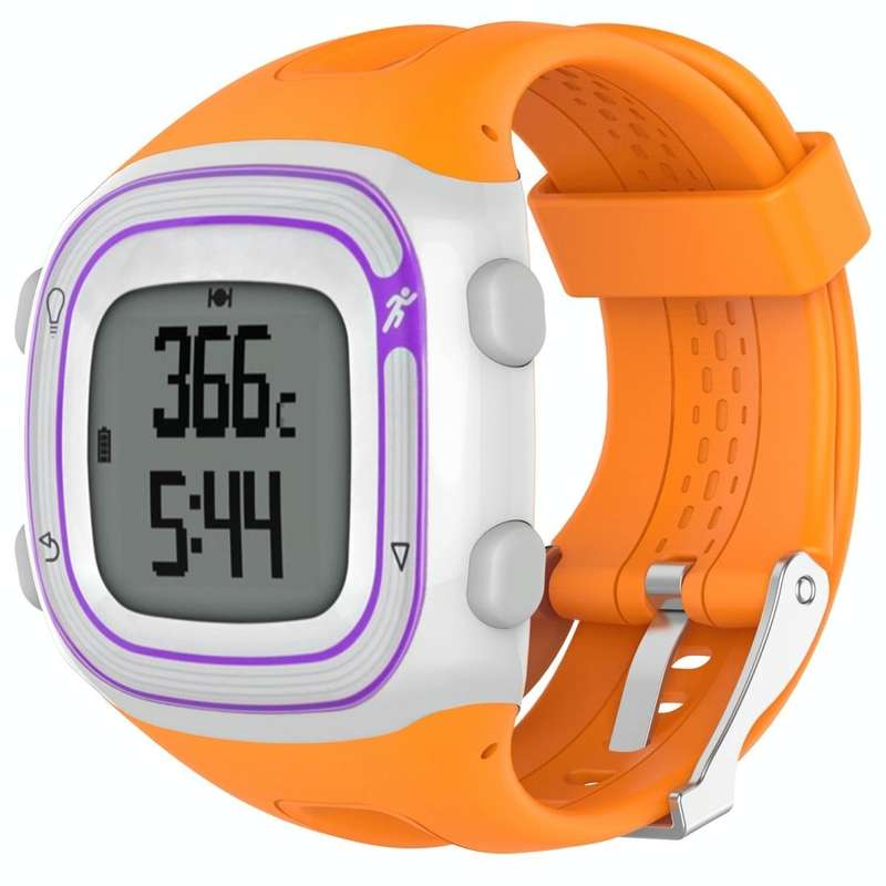 For Garmin Forerunner 10 / 15 Female Style Silicone Sport Watch Band (Orange)