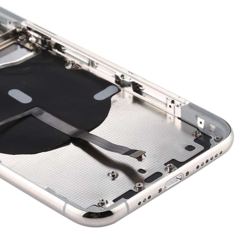 Battery Back Cover (with Side Keys & Card Tray & Power + Volume Flex Cable & Wireless Charging Mo...