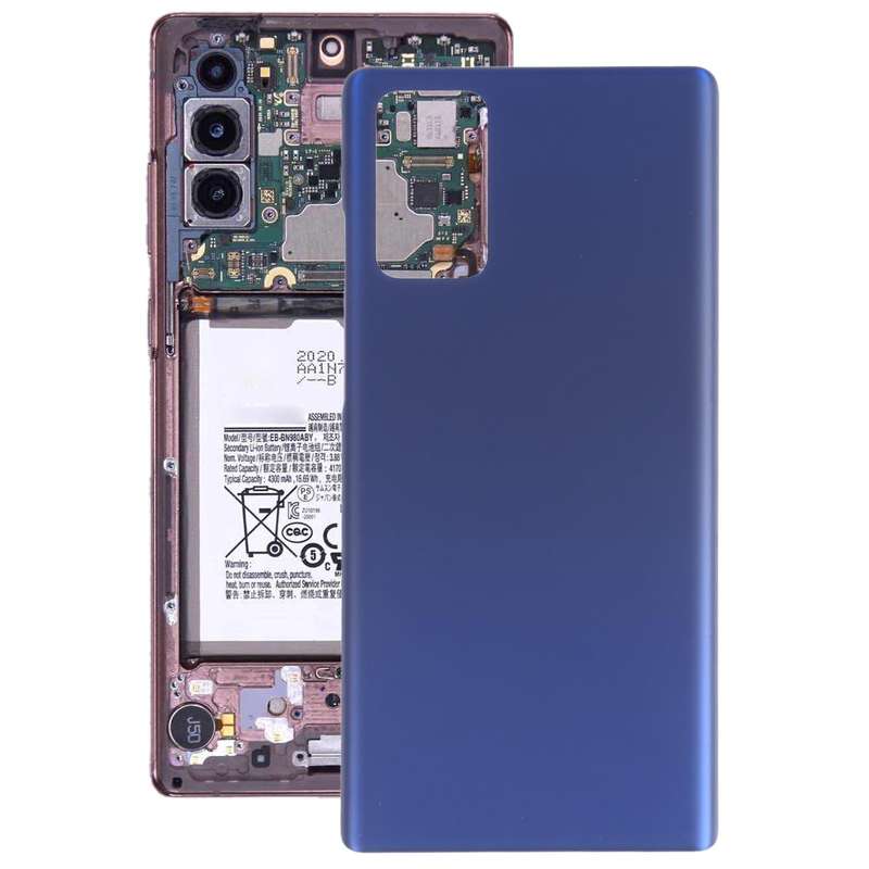 For Samsung Galaxy Note20 5G Battery Back Cover (Blue)
