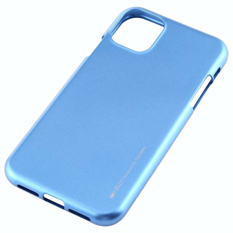 GOOSPERY i-JELLY TPU Shockproof and Scratch Case for iPhone 11(Blue)