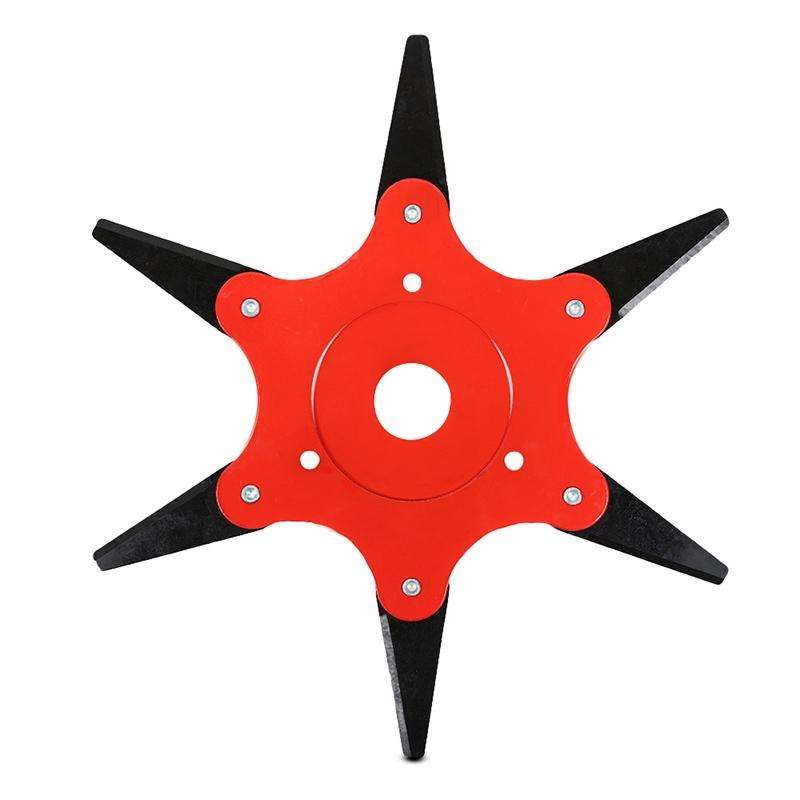 Grass Machine Grass Blade Lawn Mower Accessories, Style:6 Leaves