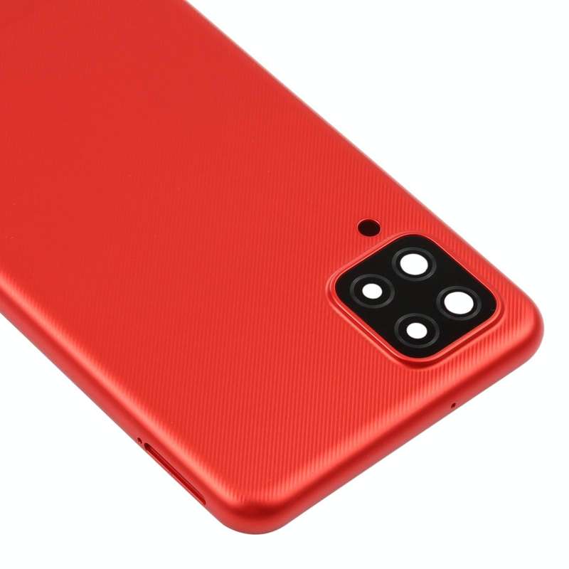 For Samsung Galaxy A12 Battery Back Cover (Red)