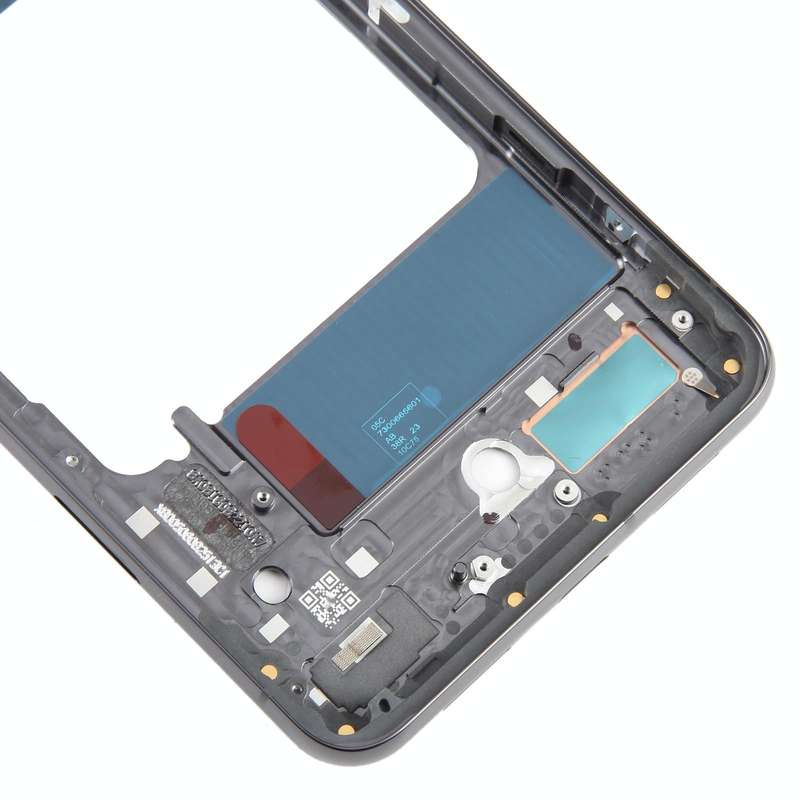 For Google Pixel 8 Pro Original Front Housing LCD Frame Bezel Plate (Black)