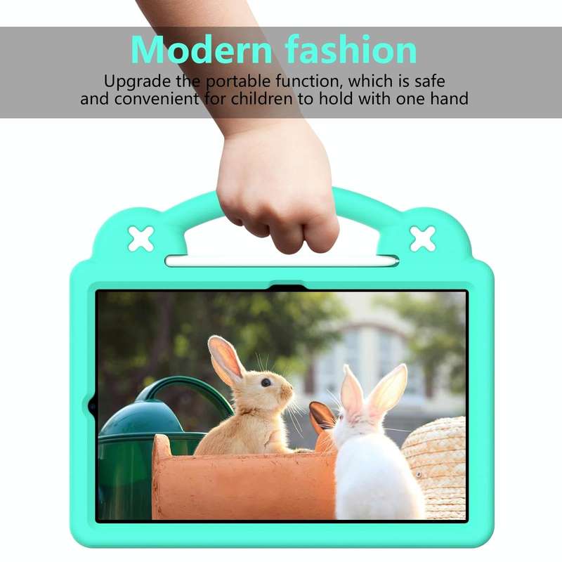 For Samsung Galaxy Tab S6 Lite 10.4 2020/2022 Handle Kickstand Children EVA Shockproof Tablet Cas...