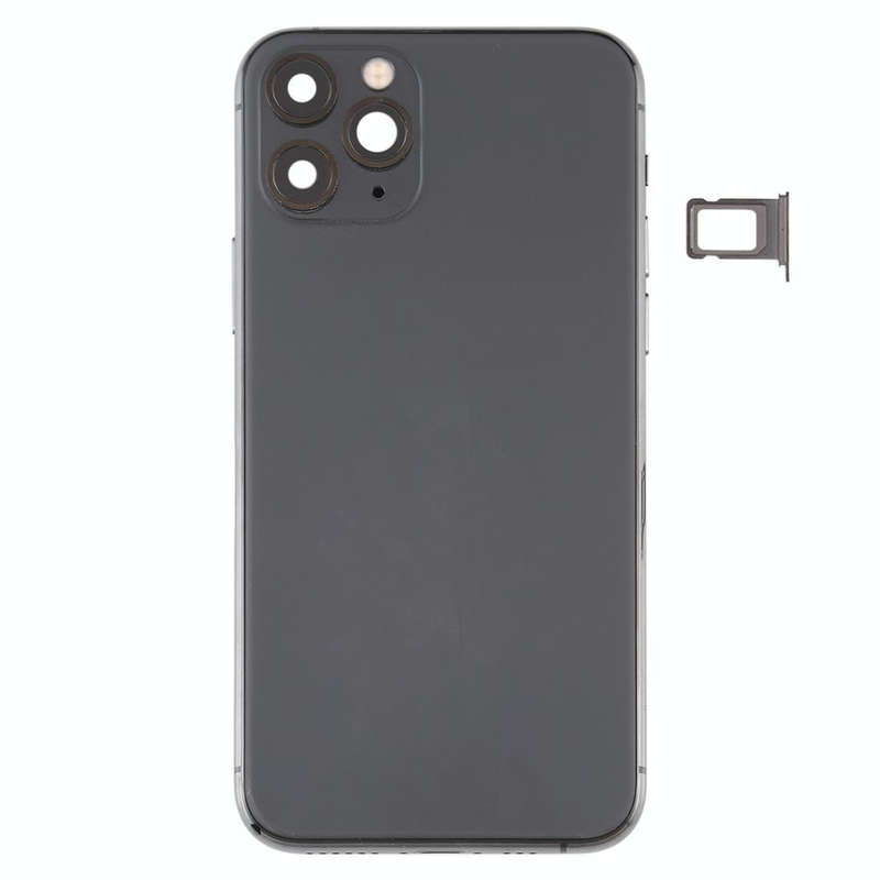 Battery Back Cover (with Side Keys & Card Tray & Power + Volume Flex Cable & Wireless Charging Mo...