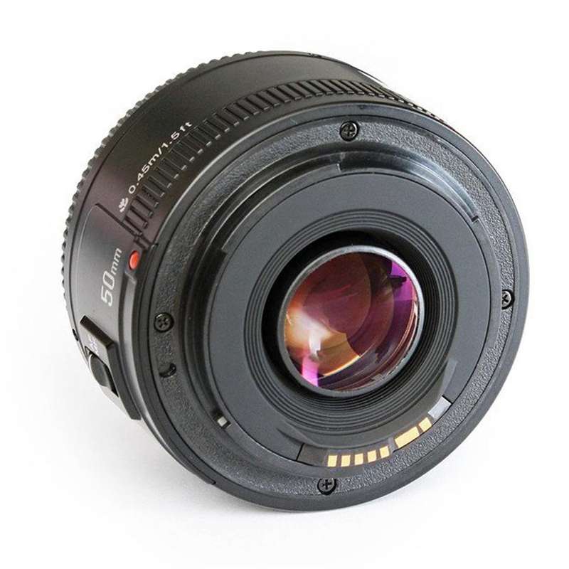YONGNUO YN50MM F1.8N 1:2.8 Large Aperture AF Focus Lens for Nikon DSLR Cameras(Black)