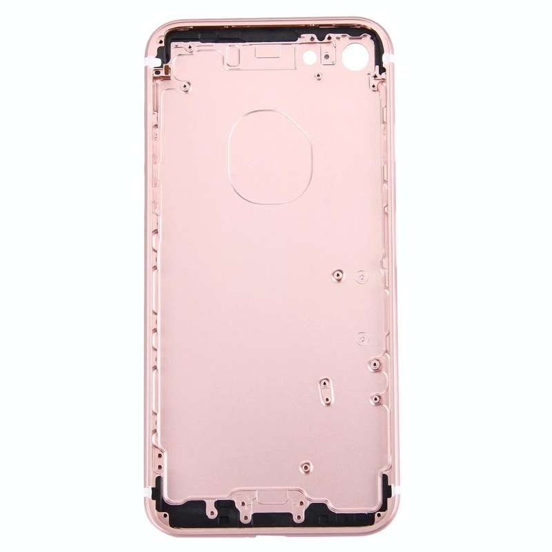 5 in 1 for iPhone 7 (Back Cover + Card Tray + Volume Control Key + Power Button + Mute Switch Vib...