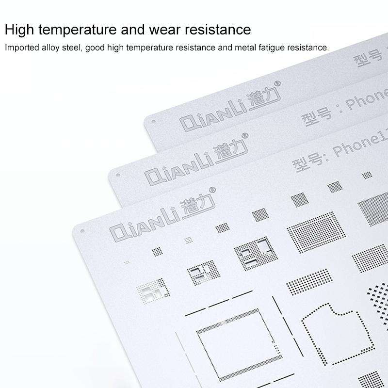Qianli QS04 Bumblebee Stencils BGA Reballing Planting Tin Plate For iPhone X/8/8 Plus