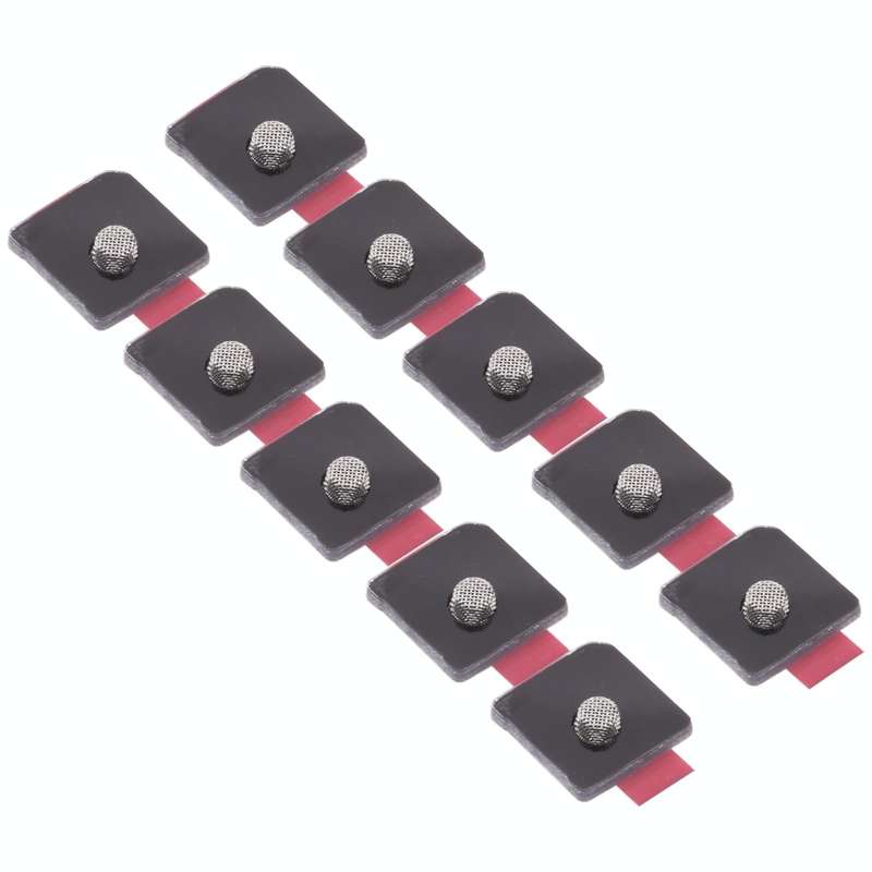 10 PCS Microphone Dustproof Mesh for iPhone 12 / 12 Pro (White)