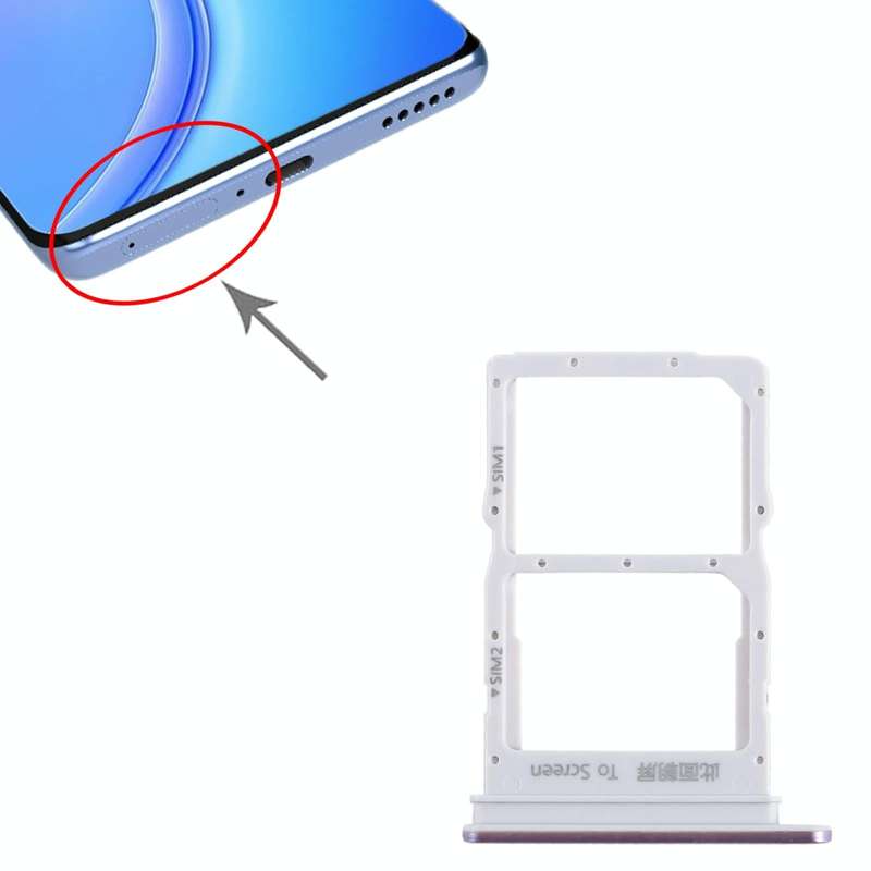 For Honor V40 Lite SIM + SIM Card Tray (Purple)
