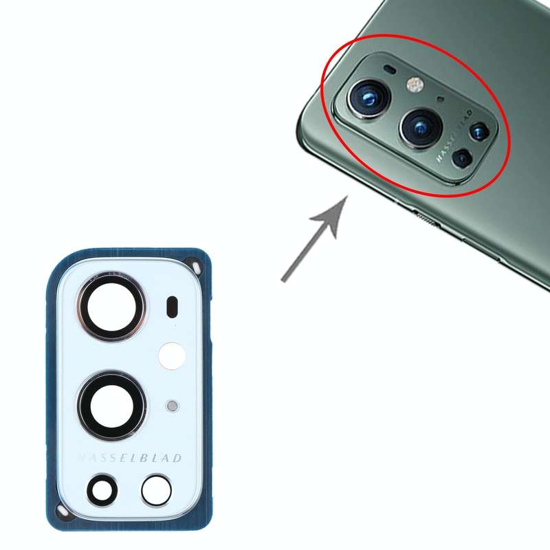 For OnePlus 9 Pro Camera Lens Cover (Silver)