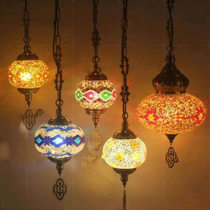 Bedroom Study Romantic Style Mosaic Decorative Table Lamp, Plug Type:UK Plug(FX-1502)