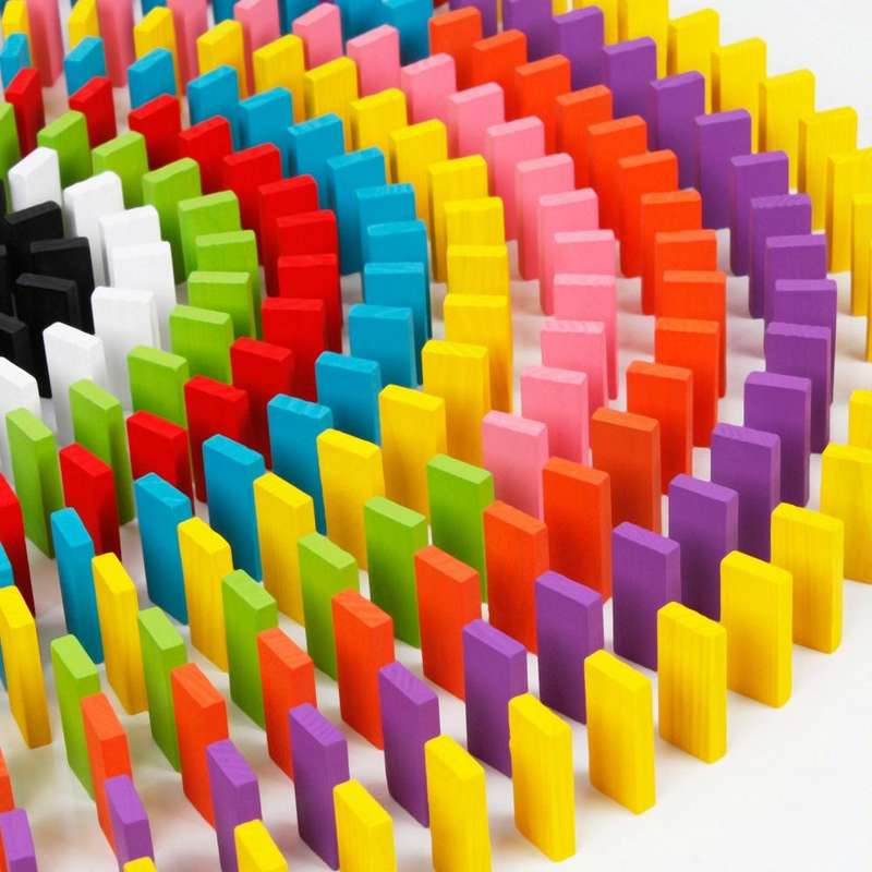 10 Colors 120 PCS / Set Building Blocks Competition Puzzle Early Education Wooden Toys for Childr...