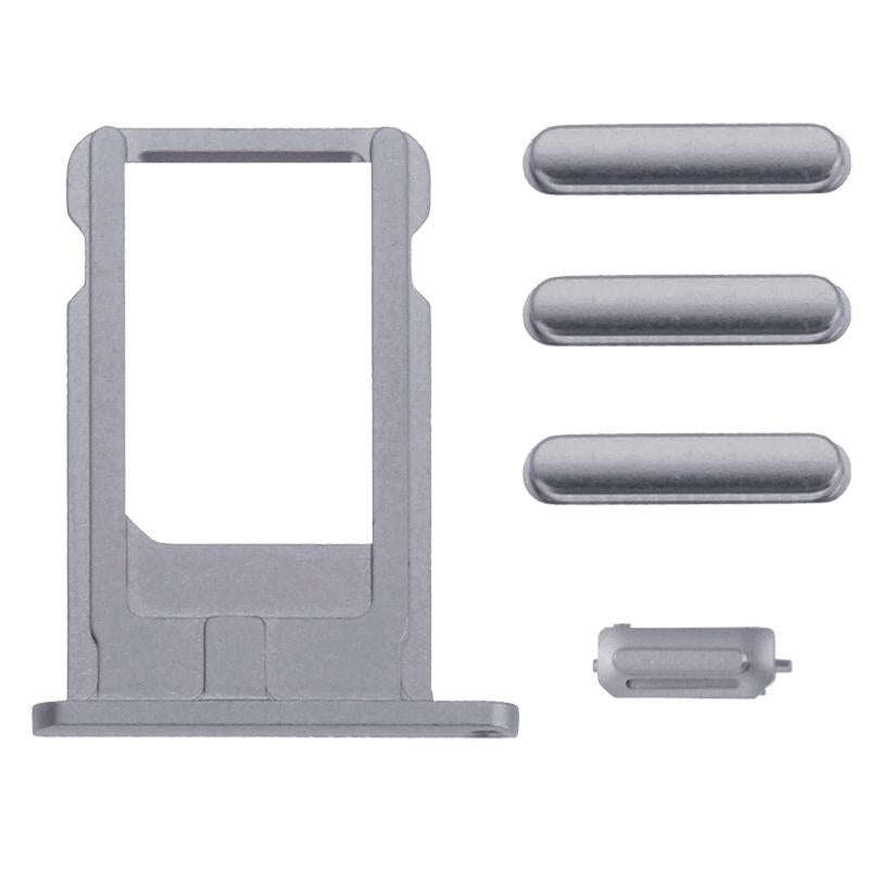 Full Assembly Housing Cover for iPhone 6, Including Back Cover & Card Tray & Volume Control Key &...