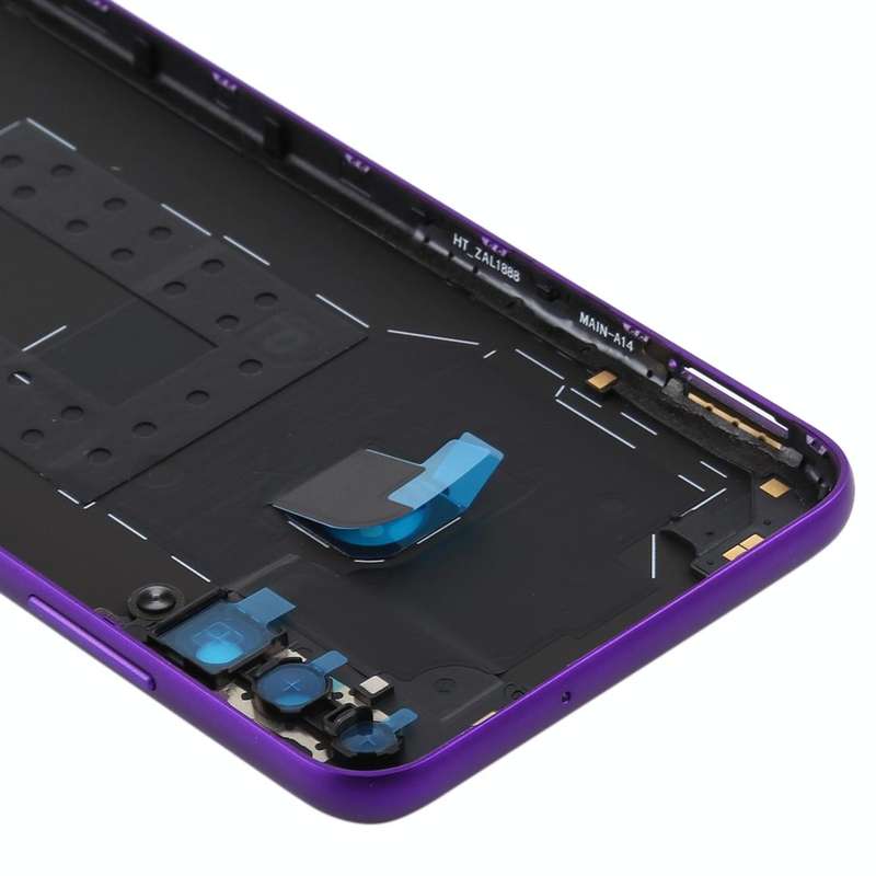 Original Battery Back Cover with Camera Lens Cover for Huawei Y6p(Purple)
