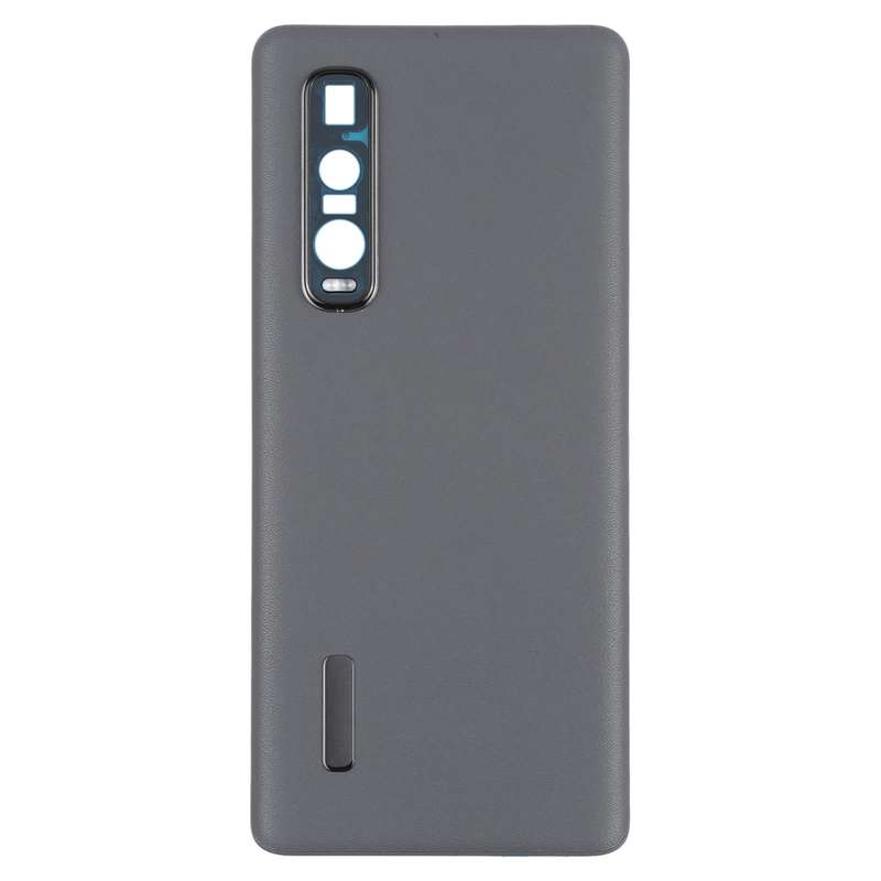 For OPPO Find X2 Pro CPH2025 PDEM30 Original Leather Material Battery Back Cover (Black)