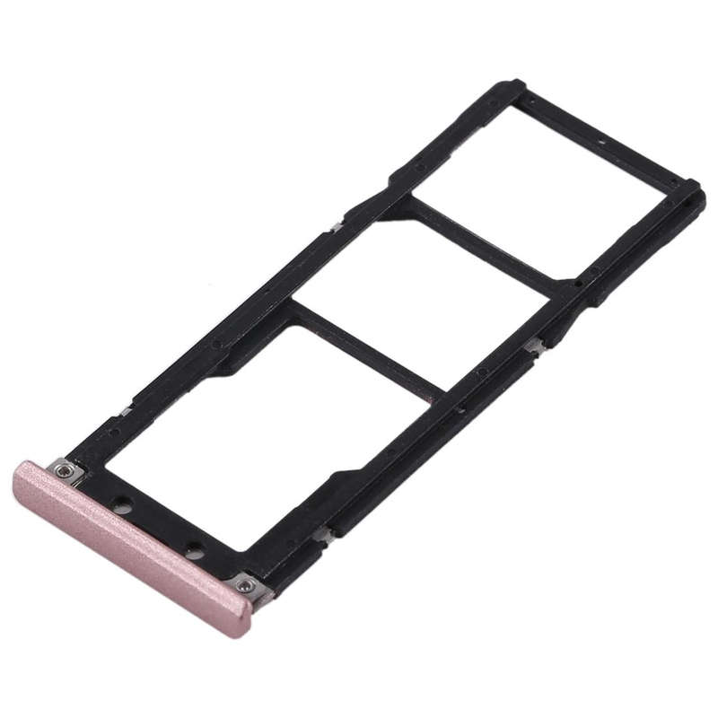 2 SIM Card Tray + Micro SD Card Tray for Xiaomi Redmi Note 5A(Rose Gold)