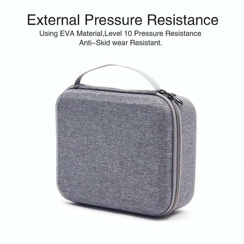 For DJI Mini SE Shockproof Carrying Hard Case Storage Bag, Size: 24 x 19 x 9cm(Grey + Red Liner)