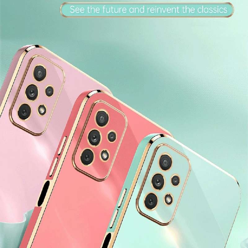 For Samsung Galaxy A13 4G XINLI Straight Edge 6D Electroplate TPU Phone Case(White)