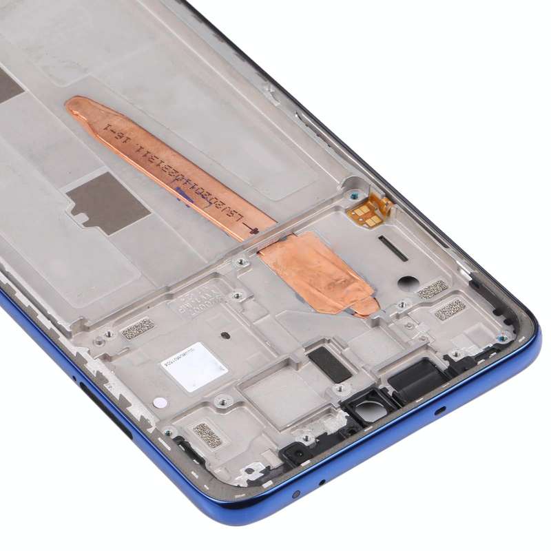 Original Middle Frame Bezel Plate for Xiaomi Poco X3 Pro (Blue)