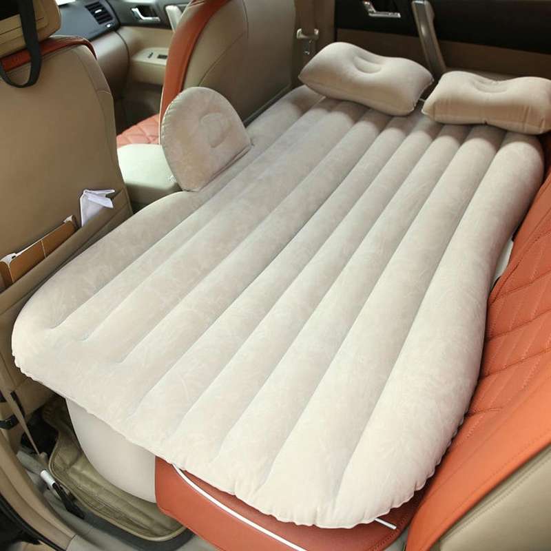 Car Travel Inflatable Mattress Air Bed Camping Universal SUV Back Seat Couch With Protection Air ...