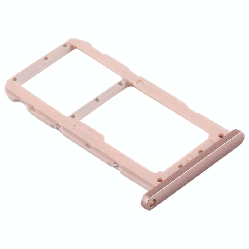 SIM Card Tray + SIM Card Tray / Micro SD Card for Huawei P20 Lite / Nova 3e (Pink)