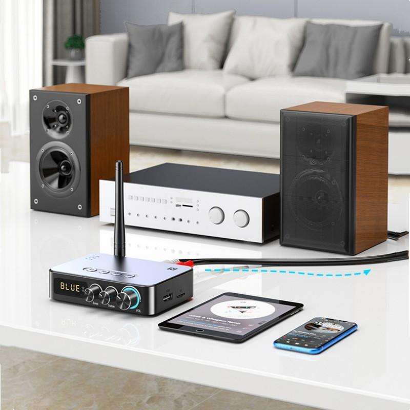 M9 Bluetooth 5.1 Music Receiver Long Range Bluetooth Adapter for Home Stereo AV Receiver or Ampli...