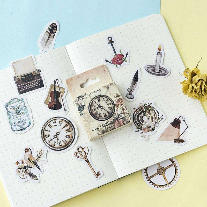 2 Boxes The Old Chapter Boxed Stickers Hand Account Decorative Stickers