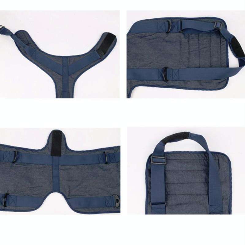 Pet Leash Senior Dogs Walking Aids Chest Harness, Size: M(Dark Blue)