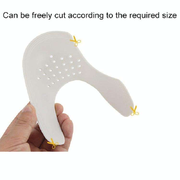 2 PCS Sneakers Shield Anti-crease Anti-wrinkle Shoe Support, Size: S(White)