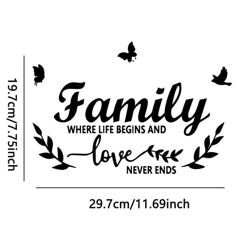 Acrylic Familylove Stereoscopic Mirror Wall Stickers Home Self-Adhesive Decorative Soft Mirror(Bl...