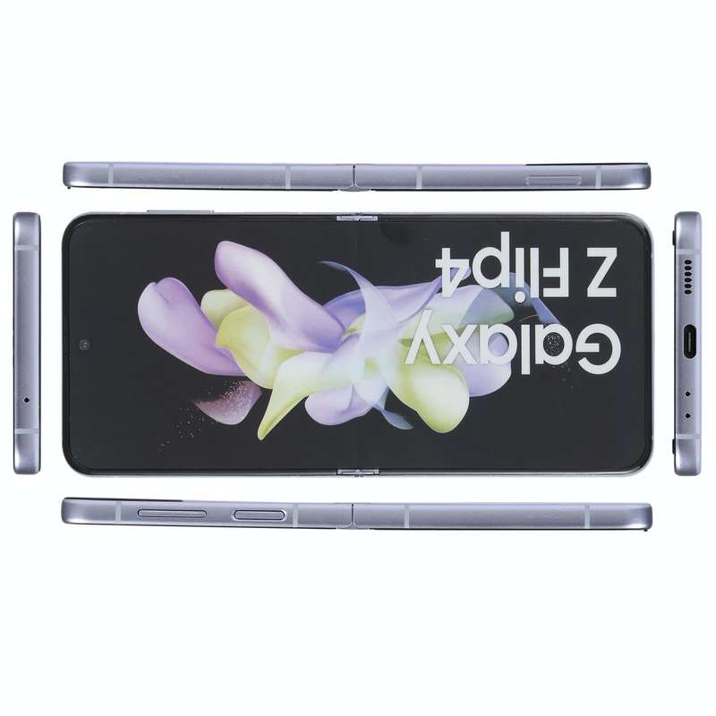 For Samsung Galaxy Z Flip4 Color Screen Non-Working Fake Dummy Display Model (Purple)