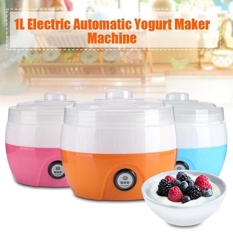 Electric Automatic Yogurt Maker Machine Yoghurt DIY Tool Kithchen Plastic Container 220V Capacity...