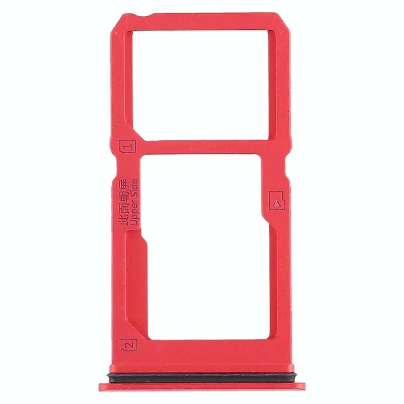For Vivo X21i SIM Card Tray + SIM Card Tray / Micro SD Card Tray (Red)