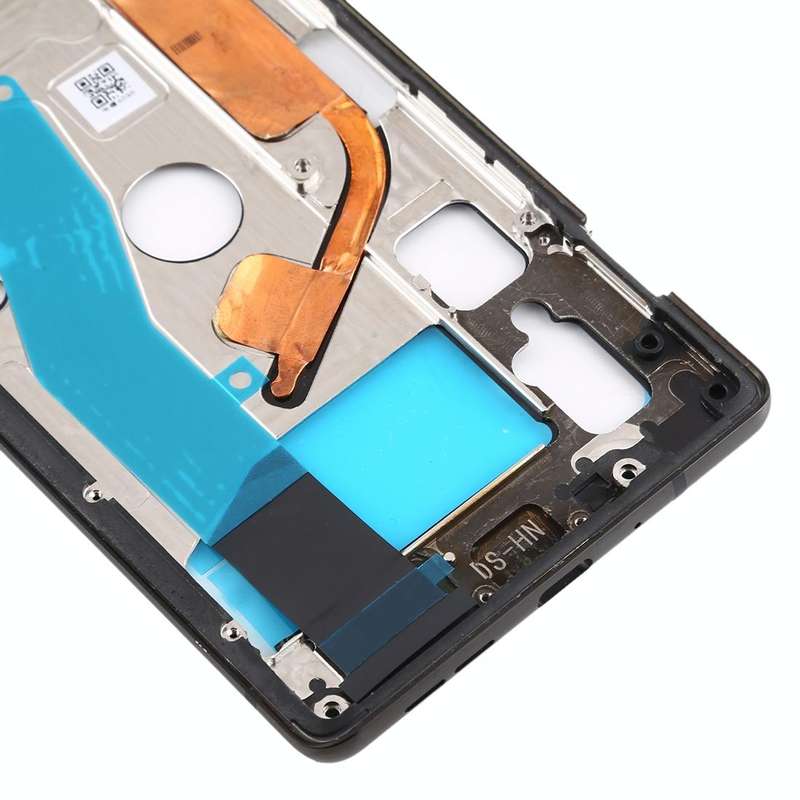 Front Housing LCD Frame Bezel Plate for Nokia 8 Sirocco (Black)