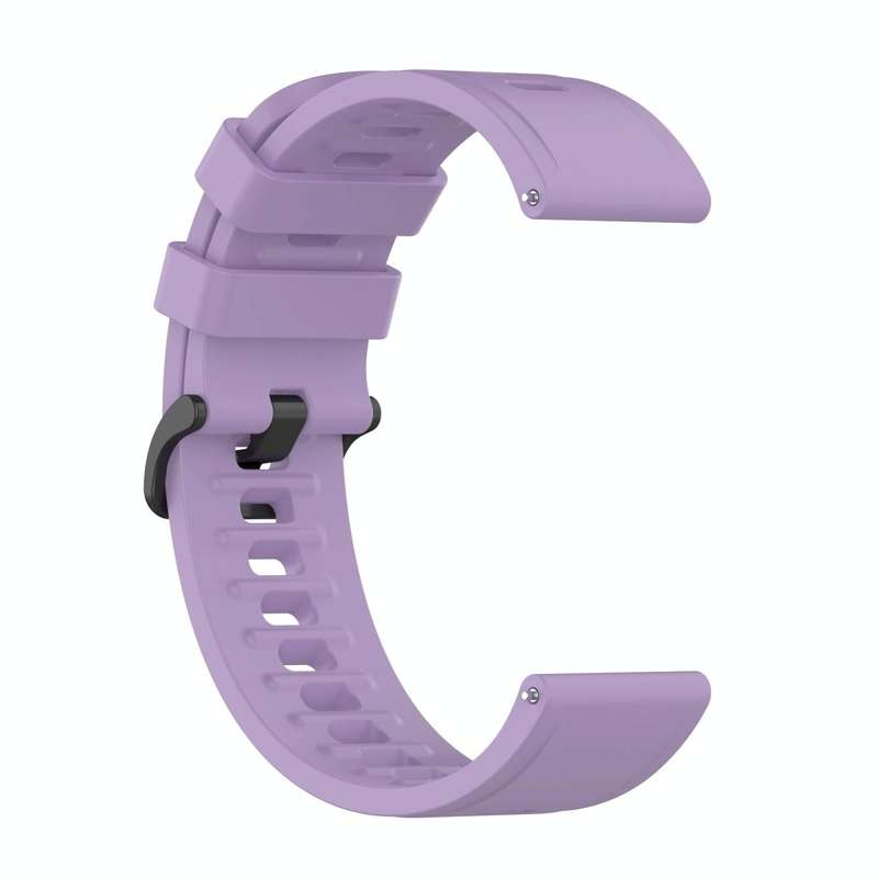 For Xiaomi Watch S1 Active / Watch Color 2 Solid Color Silicone Watch Band(Light Purple)