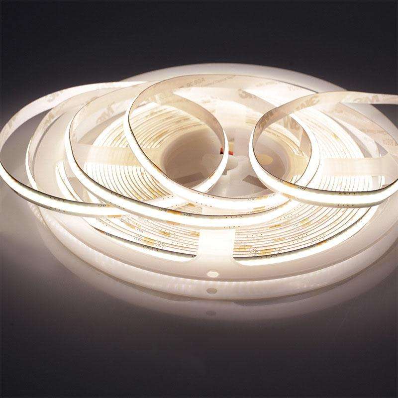 1m 24V 8mm Wide COB Adhesive Decorative LED Light Strip, Specification: 480 Beads-14W-90 Display(...
