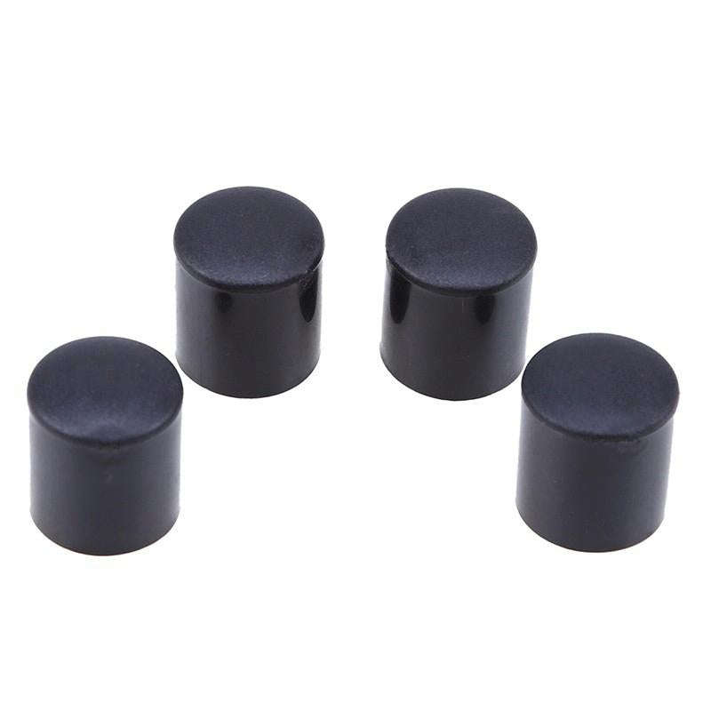 100 PCS Plastic Chair Feet Protectors Black Anti-skid Furniture Legs Table Base Cap Floor Protect...