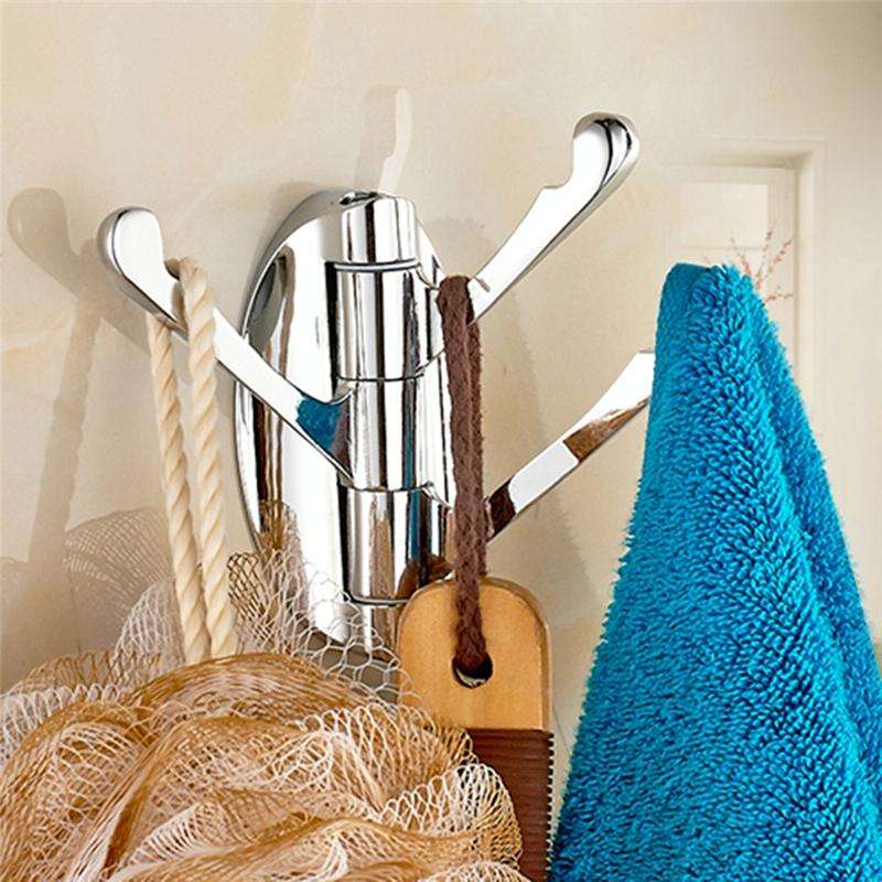 Punch Coat Hook Bathroom Hook, Specification: Golden