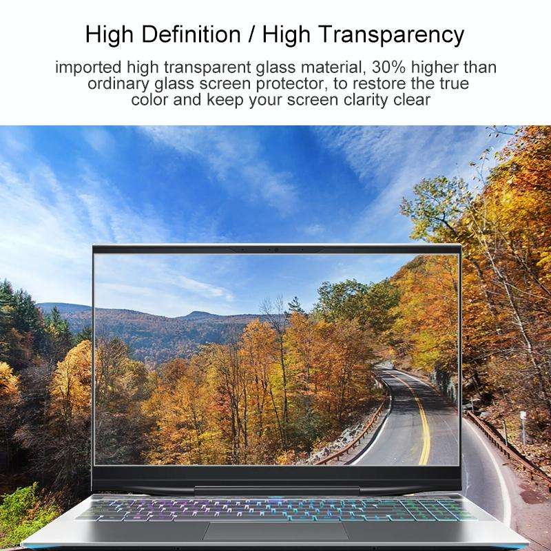 For MACHENIKE F117 15.6 inch Laptop Screen HD Tempered Glass Protective Film