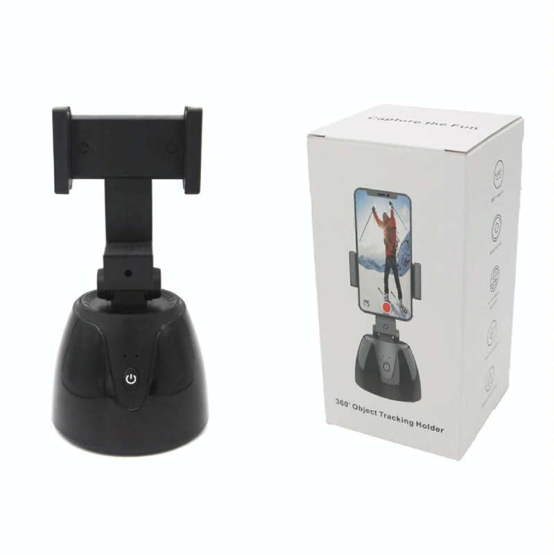 360-Degree Smart Follow-Up Selfie Live Video Recording Tripod Heads Battery Tripod Heads