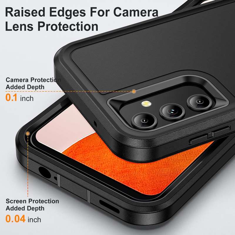 For Samsung Galaxy A14 5G Life Waterproof Rugged Phone Case(Black)